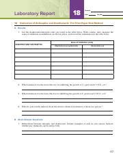 Exercise 18 Lab Report Pdf Laboratory Report 18 Student Date