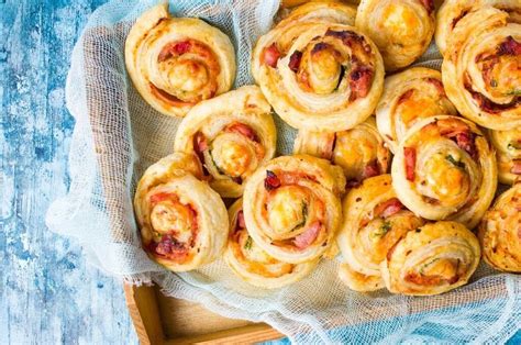 Rollos de pizza con jamón y queso Buen Provecho Las mejores recetas