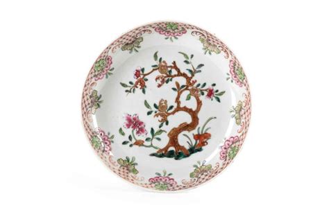 Lot Covilhete Em Porcelana Chinesa Qianlong Diam Cm