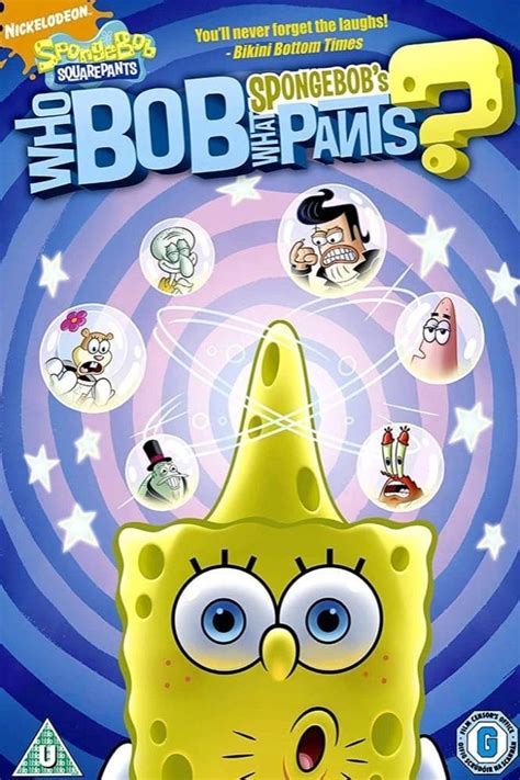 Spongebob Squarepants Who Bob What Pants 2008 Posters — The Movie