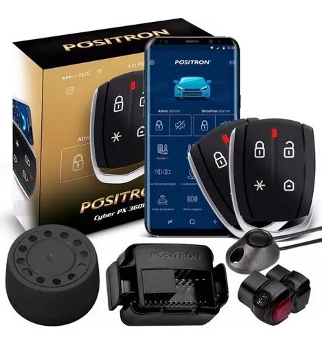 Alarme Positron Carro Bluetooth Novo Px Sensor Presen A