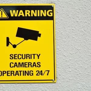 Surveillance Camera Signs In Sydney Melbourne And Canberra Australia