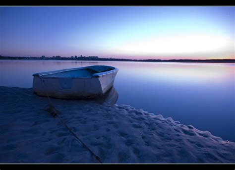 Wallpaper Sunlight Landscape Boat Sunset Sea Lake Sand