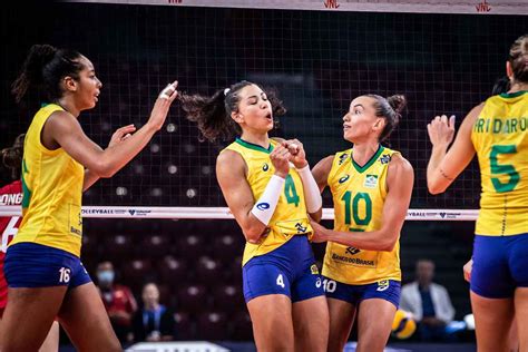 TABELA LIGA DAS NAÇÕES VÔLEI FEMININO 2022 Brasil joga hoje 12 07