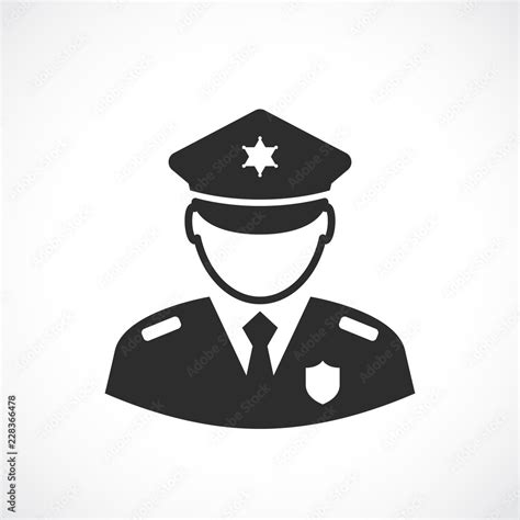 Police Vector Icon Stock Vector Adobe Stock