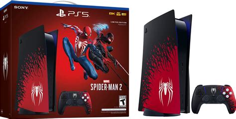 Best Buy Sony PlayStation 5 Console Marvels Spider Man 2 Limited