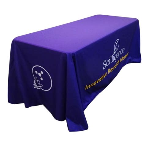 Branded tablecloths with all over printing, edge to edge ...