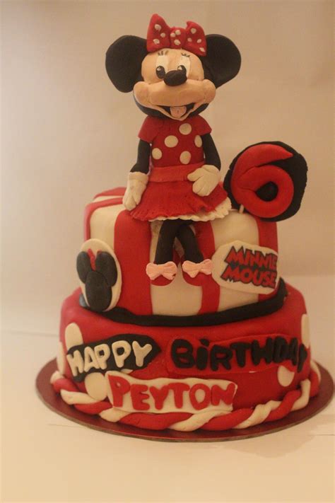 Minni Mouse Cake Cake Mouse Cake Desserts