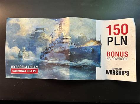 Kod bonusowy do gry WORLD OF WARSHIPS Słupsk Ogłoszenie na Allegro