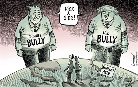 The Chinese Us Competition Globecartoon Political Cartoons