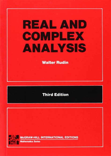 Real And Complex Analysis 3e 5p Intl Ed Tmhe Ie Overruns Uk Rudin Walter