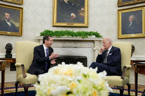 Biden Meets Herzog Says Ties With Israel ‘simply Unbreakable