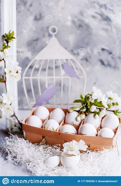 Easter Still Life Gentle Light Photo Stock Photo Image Of Garden