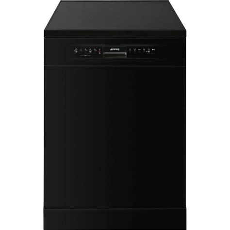 Smeg Lavavajillas De Libre Instalaci N Lvs Dn Acabado Negro Cm