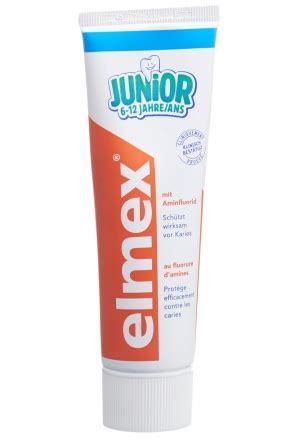 Elmex Junior Zahnpasta Tb Ml Zahnpasta Gel Pulver Vitaserv Ch