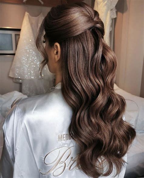 Bridal Half Up Hairstyle Artofit