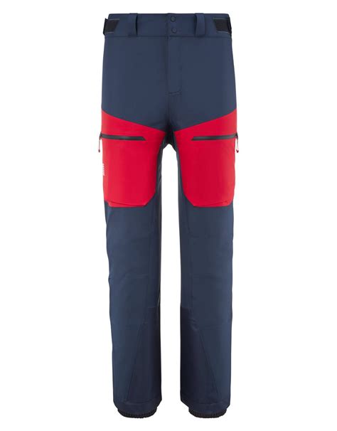 Millet M White 3L Pant M Saphir Rouge Pantalons ski de randonnée