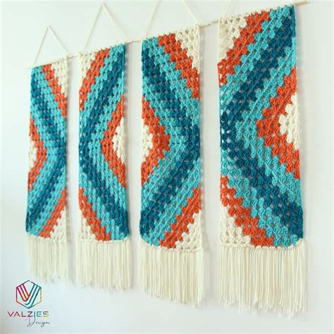 Easy Crochet Pattern Crochet Wall Hanging Wall Decor Diy Etsy