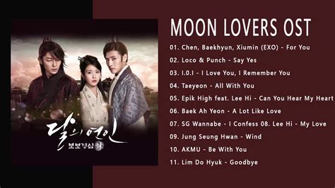 Album Moon Lovers Scarlet Heart Ryeo Ost 달의 연인 보보경심 려 Ost Youtube