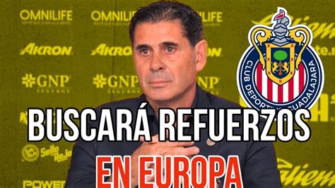 Noticias Chivas Chivas Buscar Refuerzos Europeos Chivas Hoy