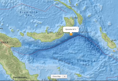 Alerta De Tsunami Tras Un Terremoto De Magnitud 74 En Papúa Nueva Guinea La Nueva Radio Ya