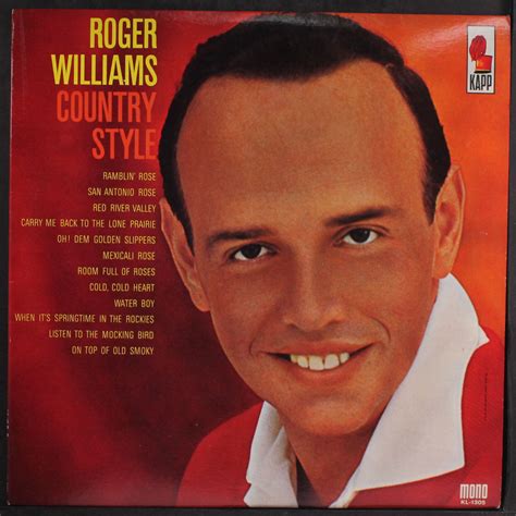 Roger Williams Country Style Kapp 12 Lp 33 Rpm Ebay