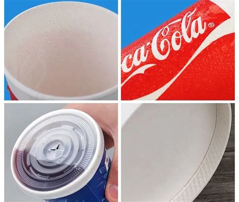22oz Coke Paper Cups Orange Juice Paper Cups Pepsi Type Single Wall