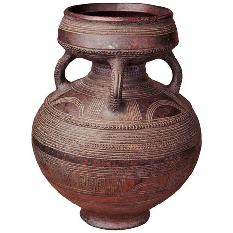 Magnificent African Ceramic Pot Nigeria At 1stdibs
