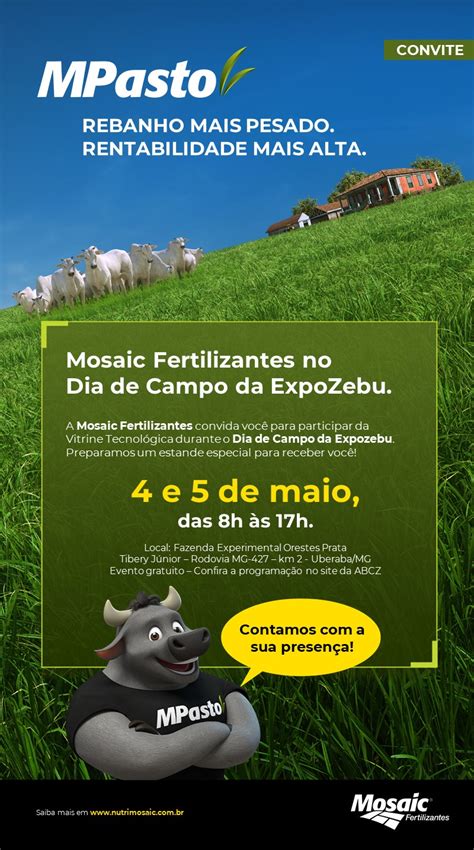 Mosaic Fertilizantes Apresenta Solu Es Para Pecu Ria Sustent Vel Em