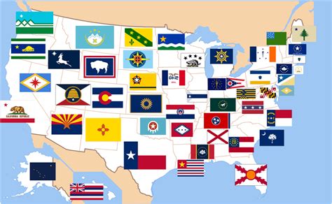 went ahead and changed every US state flag that i thought needed it ...