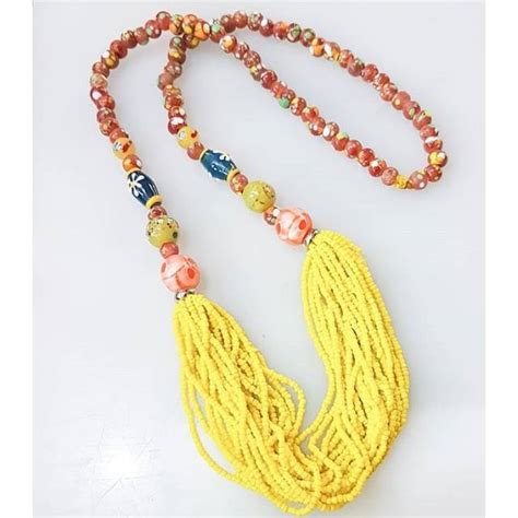 Jual Kalung Manik Dayak Aksesoris Martapura Shopee Indonesia