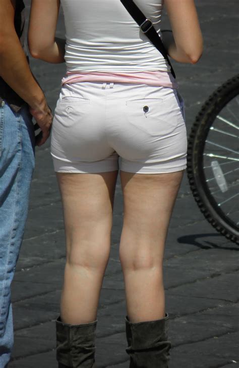 Beautiful Ass In Jeans Shorts