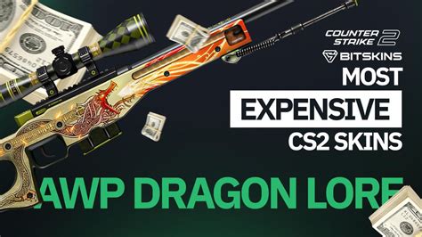 Most Expensive CS2 Skins - AWP Dragon Lore