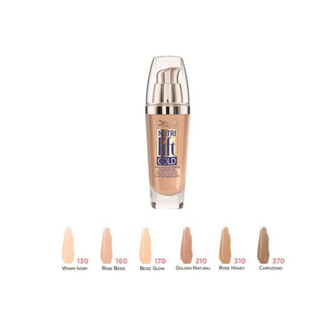 L Oreal Nutri Lift Gold Fondotinta Fluido 160 Rose Beige