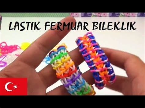 Lastik Bileklik Yapimi Fermuar BILEZIK Rainbow Loom Zippy Chain Nasil