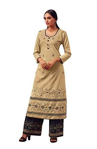 Ladyline Karachi Handwork Pure Cotton Kurtis For Women With Palazzo