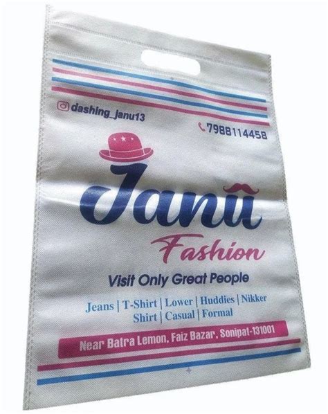 13inch D Cut Printed Non Woven Bags At Rs 210 Kg D Cut Non Woven Bags