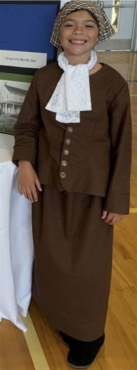 Harriet Tubman Costume for Girls - Abolitionist - Freedom Fighter