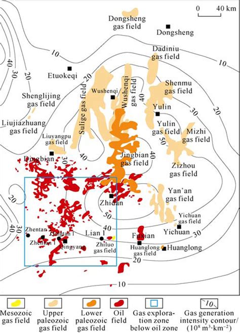 Gas Field Distribution And New Gas Exploration Area In The Ordos Basin