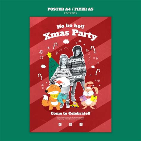 Free Psd Christmas Template Design