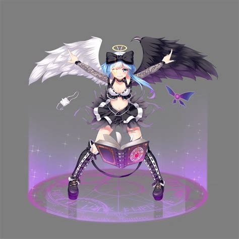 Hoshi No Girls Odyssey Bikini Top Cleavage Heterochromia Transparent
