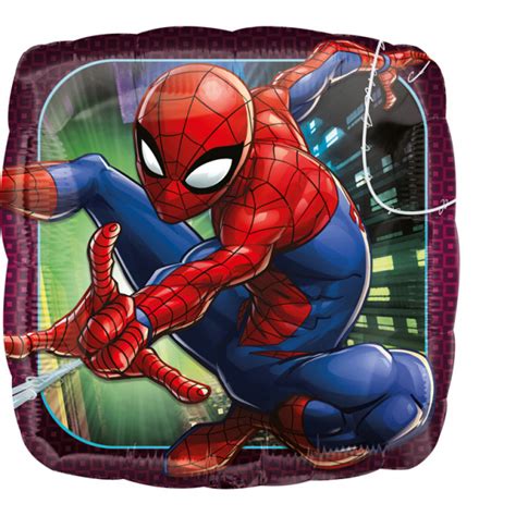 Balon Foliowy Spider Man Standard Z Helem 43cm ANAGRAM