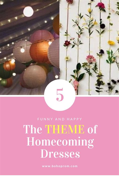 5 Fun Homecoming Themes – BohoProm