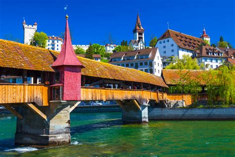 Spreuerbr Cke In Luzern Schweiz Jigsaw Puzzle In Br Cken Puzzles Auf