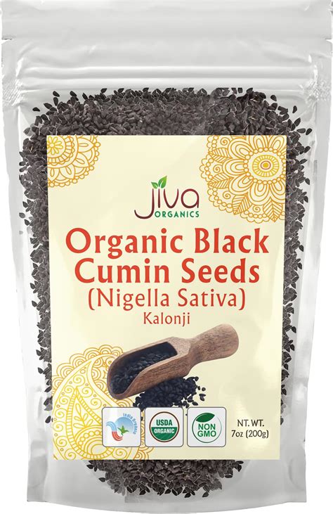 Amazon Jiva USDA Organic Cumin Seeds Whole 7oz Packaged In