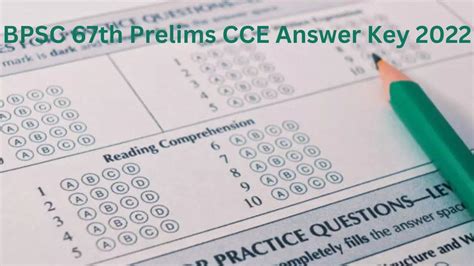 BPSC 67th CCE Prelims Exam Answer Key Released At Bpsc Bih Nic In