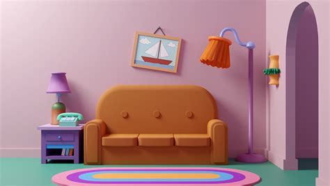 The Simpsons living room | Behance