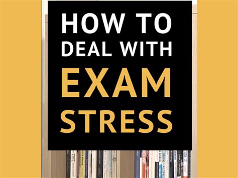 How To Deal With Exam Stress