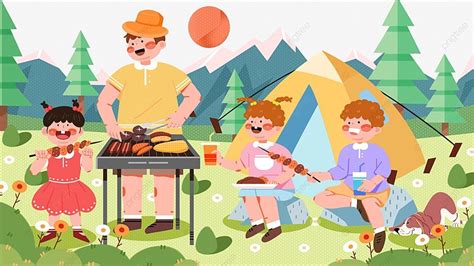 Barbacoa Al Aire Libre Png Al Aire Libre Parilla Personaje Png Y