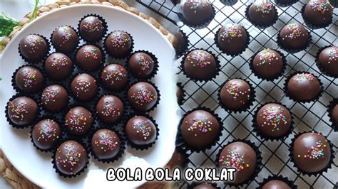 CHOCO BALLS COOKIES KUE KERING BOLA BOLA COKLAT YouTube